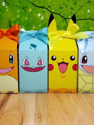 Caixa milk pokémon personagens