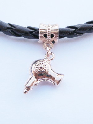 Pingente banhado ouro rose - secador