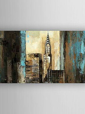 Quadro abstrato cidades