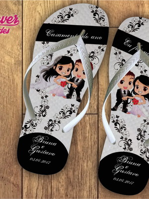 Chinelo - casamento noivos