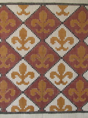 Tela pintada para bordar- almofada