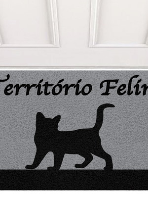 Capacho de gato - território felino