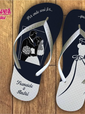 Chinelo - casamento noivos
