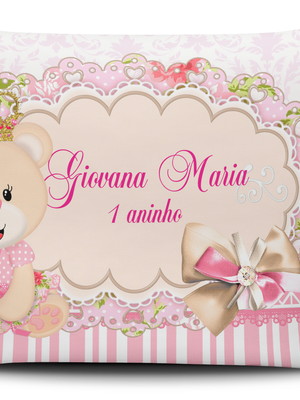Almofada personalizada princesa ursinha