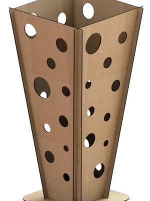 Vaso cachepo decoração mdf vas-01-10