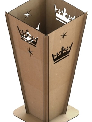 Vaso cachepo decoração mdf vas-01-13
