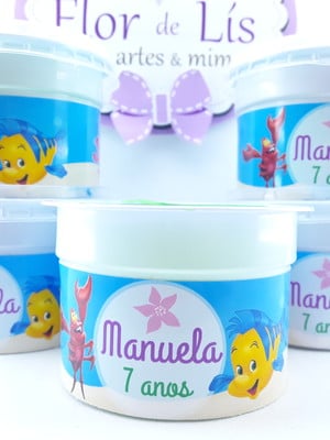 Geleca pequena sereia ariel