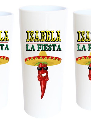Copo long drink fiesta mexicana