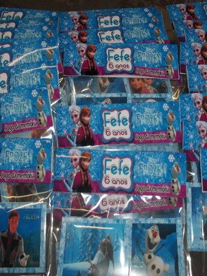 Jogo da memória frozen