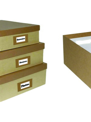 Kit de caixas organizadoras com alças
