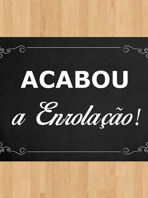 Plaquinha de casamento