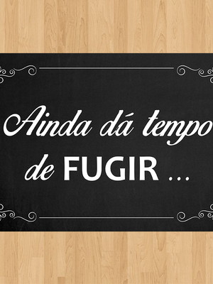 Plaquinha de casamento