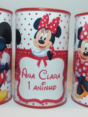 Cofrinho personalizado minnie
