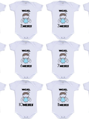 Kit mêsversário anjinho azul