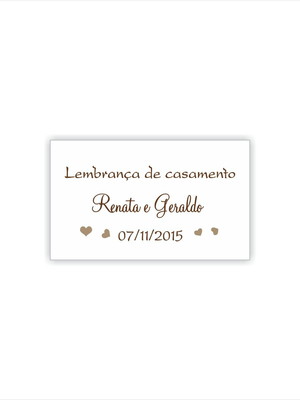 Tag agradecimento casamento 1