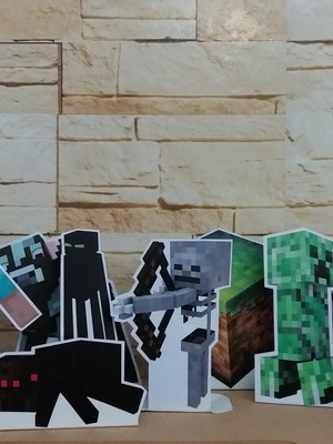 Display de mesa minecraft
