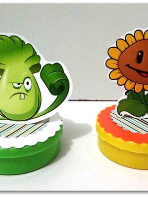 Latinha 3d plants vs zombies