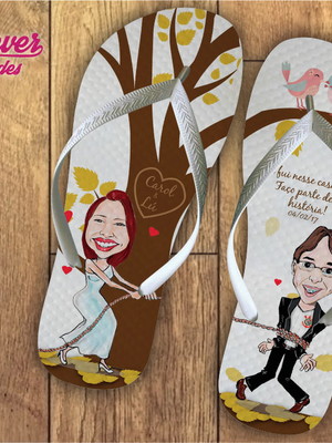 Chinelo - casamento noivos