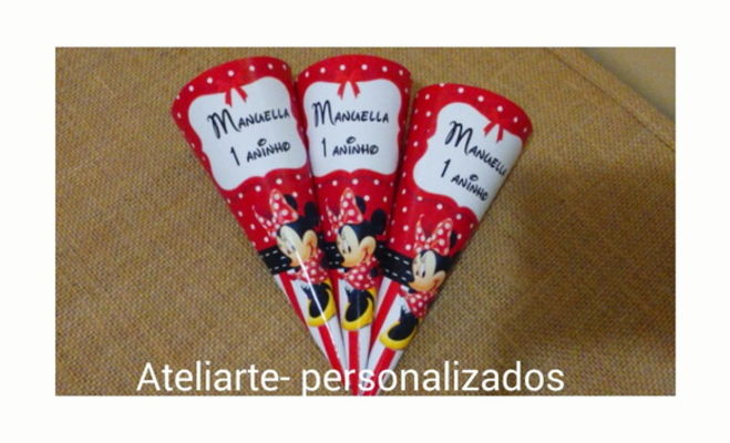 Cone personalizado minnie