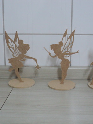Tinker bell em mdf crú