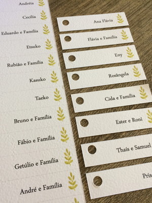 Tag convidados 120und (sem ilhós)