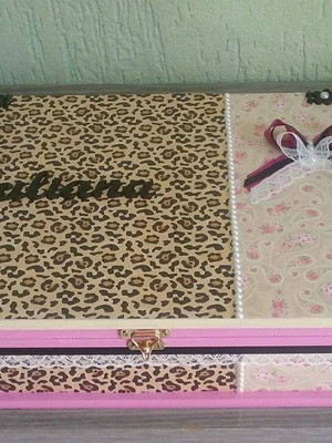 Caixa porta jóias mdf
