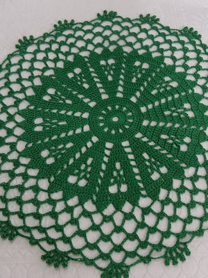 Toalhinha em crochê encanto