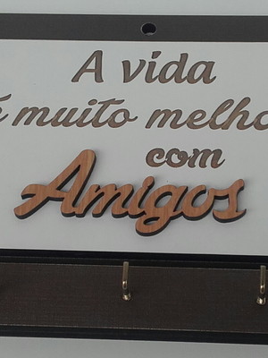 Porta chaves amigos