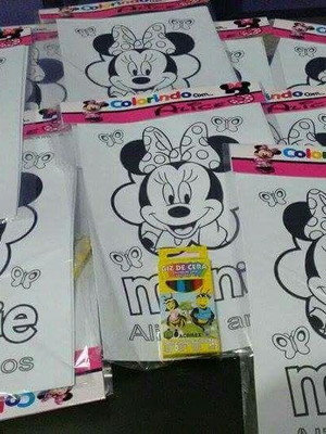 Desenhos colorir minnie rosa