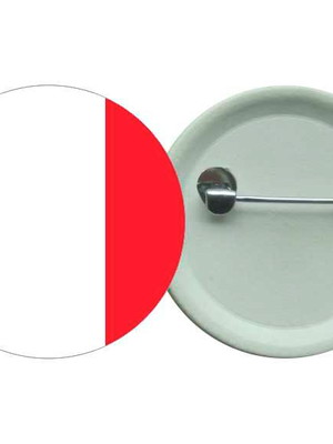 Peru bandeira 03 bottons 3,5cm boton