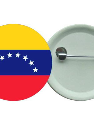 Venezuela bandeira 03 botons 3,5cm botons botom