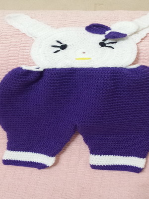 Conjunto hello kitty em croche