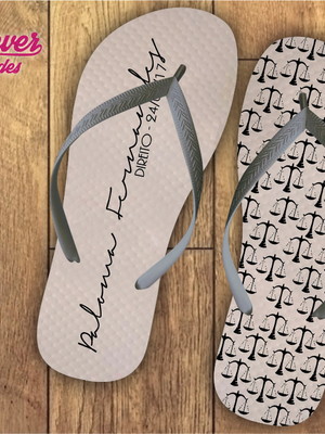 Chinelo formatura - direito