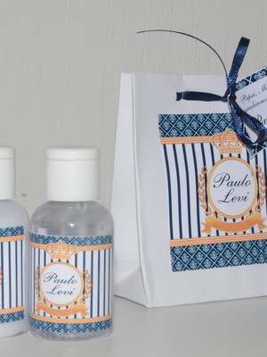 Kit álcool gel e creme com sacolinha