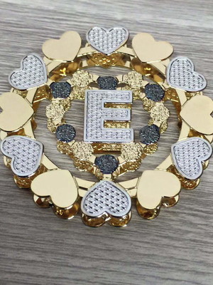Colar mandala dupla com letra md 53