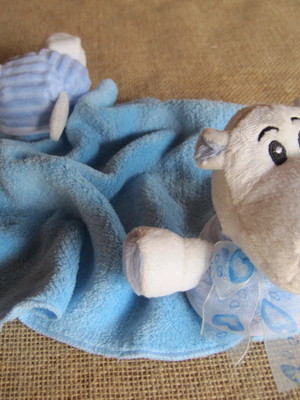 Naninha com hipopótamo azul