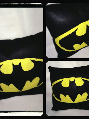 Almofadas em feltro batman