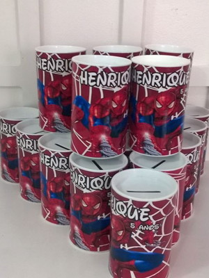 Cofrinho homem aranha