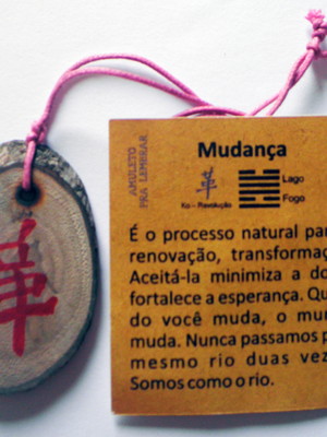 Amuleto mudança - pra lembrar