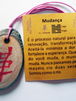Amuleto mudança - pra lembrar