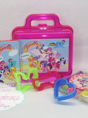 Kit maleta + massinha my little poney