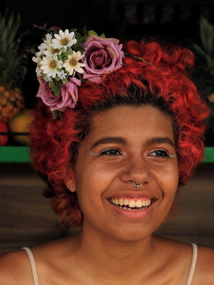 Acessório de flor para cabelo 028