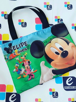 Ecobag mickey 20x15cm