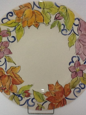 Prato borda floral