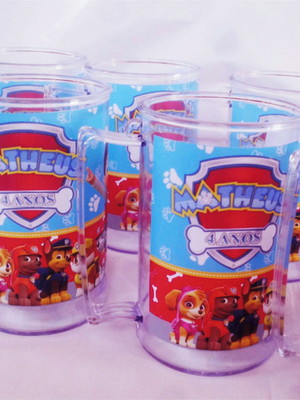Caneca de acrilico