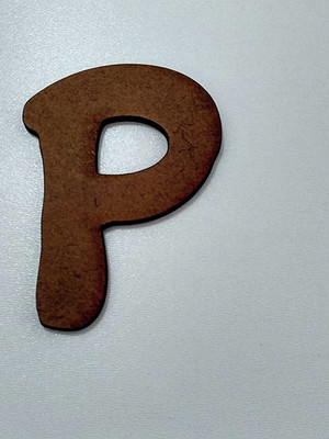 Letra mdf cru 20 cm
