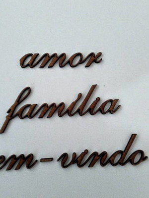 Letra aplique mdf cru 3 cm (cada)