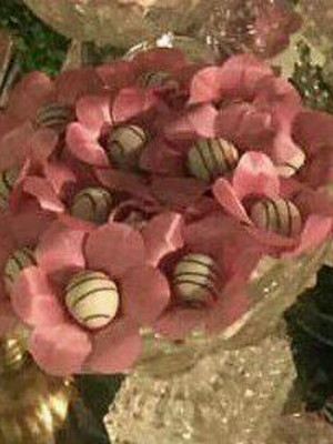 Forminha rosa com arame
