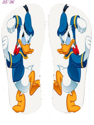 Chinelo personalizado pato donald