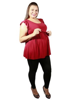 Bata cristina gravida blusa gestante + brinde